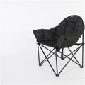 Faulkner 49570 Big Dog Bucket Chair; Black FLK-49570